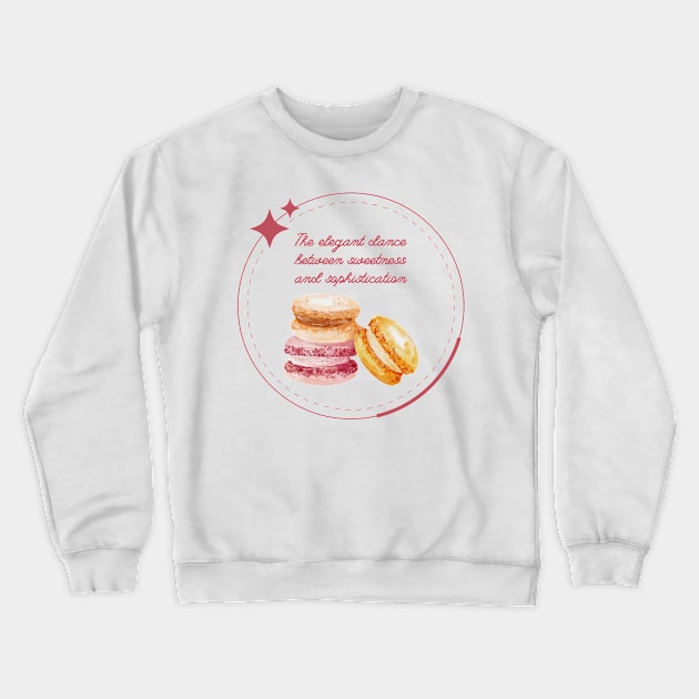 Macarons Elegance Crewneck Sweatshirt by shopfindingbeni